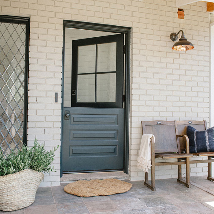 two-piece wood door frame